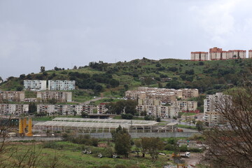 Obraz premium over view of the city of Annaba, Algeria 