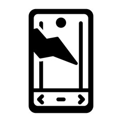 Smartphone Vector Icon © Graphic Nehar