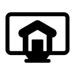 Desktop Screen Vector Icon