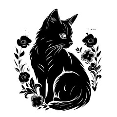 cat svg bundle, cat floral svg, car lover svg, animal svg bundle, domestic pet svg, cat mom svg, cat bundle svg, cat mama svg, cat printable svg, flower svg, plant svg, floral svg, silhouette cat, cat