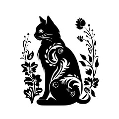 cat svg bundle, cat floral svg, car lover svg, animal svg bundle, domestic pet svg, cat mom svg, cat bundle svg, cat mama svg, cat printable svg, flower svg, plant svg, floral svg, silhouette cat, cat