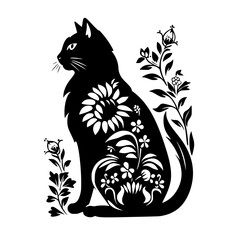 cat svg bundle, cat floral svg, car lover svg, animal svg bundle, domestic pet svg, cat mom svg, cat bundle svg, cat mama svg, cat printable svg, flower svg, plant svg, floral svg, silhouette cat, cat