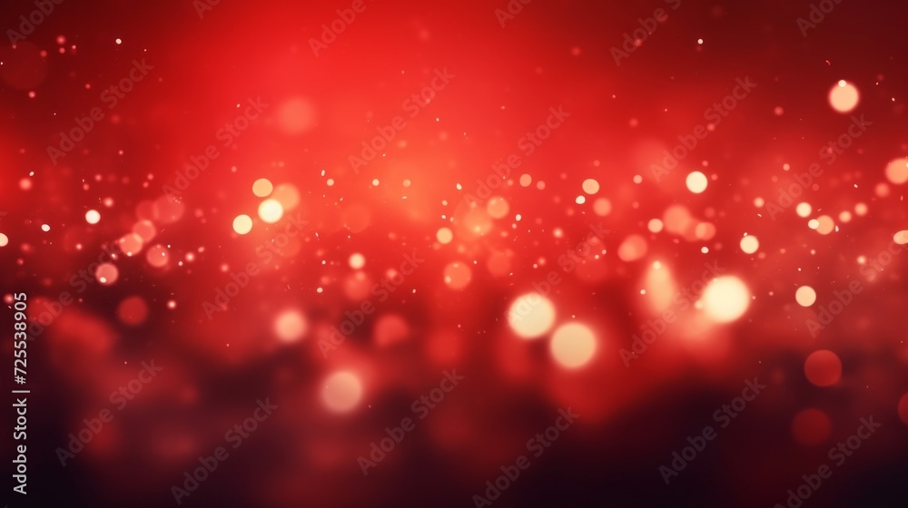 Canvas Prints futuristic red bokeh: abstract technology background for creative designs