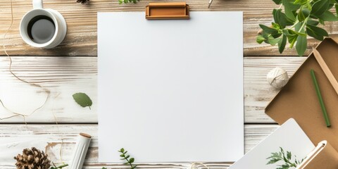 Blank Paper With Space For Creativity Or Information. Сoncept Creative Writing Prompts, Journaling Ideas, Mindful Art Projects, Educational Activities, Productive Planning Methods