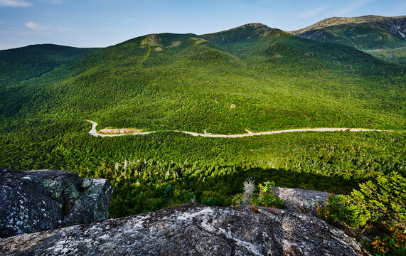 View from Mount Hight, White mountains, New Hampshire, United States 