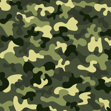 Military camouflage. Pattern. Vector illustration.