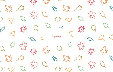 가을 낙엽 패턴