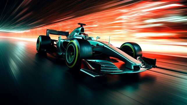 Formula 1 race. High speed. © valentinaphoenix