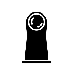 female condom solid icon