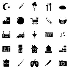 Kids, Childs and Baby Icon in Solid Style Perfect for Presentation and any Purpose