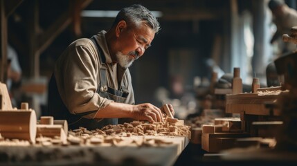 Skilled joiner excels at work