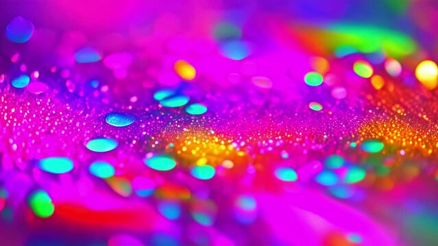 Delve into the mesmerizing world of unfocused photography as we capture the enchanting beauty of a colorful background in this ethereal video.