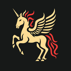 Pegasus with Wings Logo