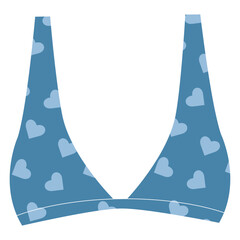 Bra. Top. Underwear. Vector illustration.