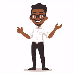 Black Male Presenter presenting 82