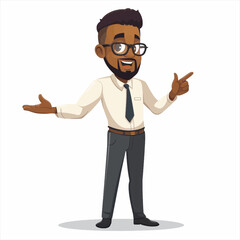 Black Male Presenter presenting 70