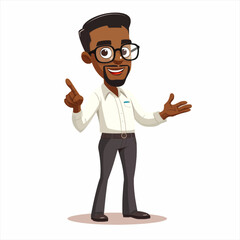 Black Male Presenter presenting 69