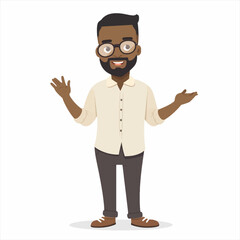 Black Male Presenter presenting 65