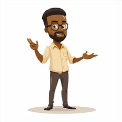 Black Male Presenter presenting 34