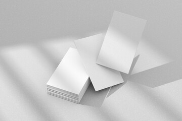 Business Card Mockup With Minimal Background