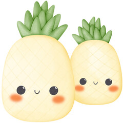 Pineapple cartoon 