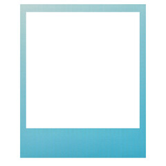 vintage film frame with a transparent background, instant photo polaroid frame isolated transparent background