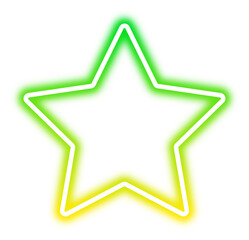 Gradient Neon Star Frame