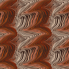 3D waves of vertical poles seamless pattern