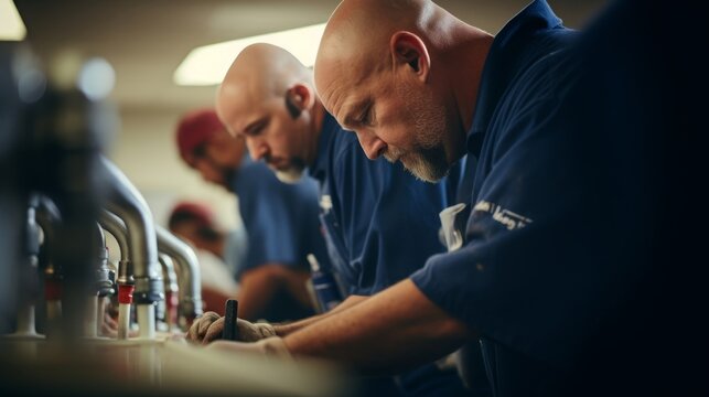 Instructive environment for plumbing students