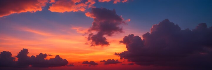 Sunset sky background
