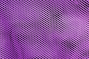 Purple net on black fabric background, purple net texture background