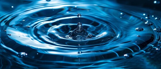 Water droplet background. Macro. reflection. fluid motion and movement