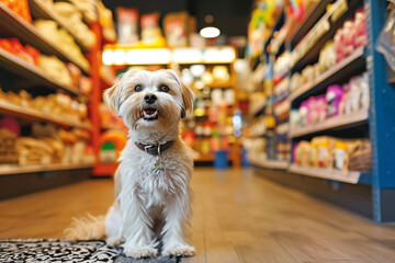 Pet store introducing a loyalty discount program for regular customers - featuring savings on pet food - toys - and grooming services - rewarding pet owner loyalty.