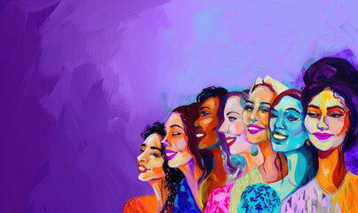 Obraz na płótnie Canvas International Women's day concept.