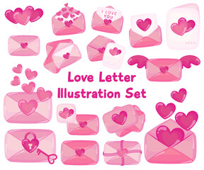 Love Letter Illustration Set