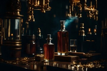 Craft a short story where a mysterious bottle of perfume holds the key to unlocking hidden memories