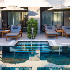 Luxury property with access private pool.