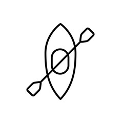 Boat outline icons, minimalist vector illustration ,simple transparent graphic element .Isolated on white background