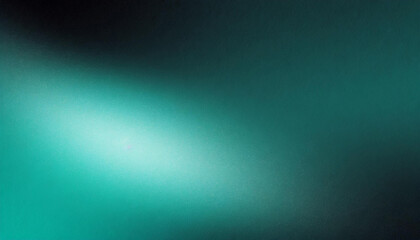 Obraz premium teal black , template empty space , grainy noise grungy texture color gradient rough abstract background shine bright light and glow