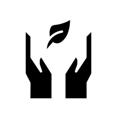 love plant solid icon