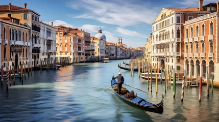 Fotobehang Grand Canal in Venice  © Ziyan Yang