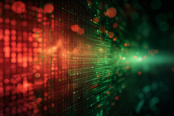 Obraz premium An abstract futuristic digital and technology themed