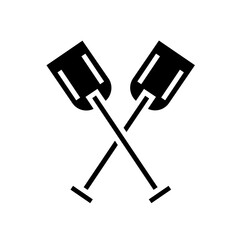 paddle solid icon