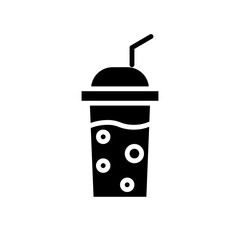 Fresh drinks solid icon