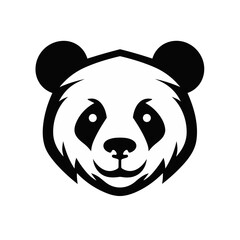 panda bear vector vector isolated logo silhouette best for your t-shirt