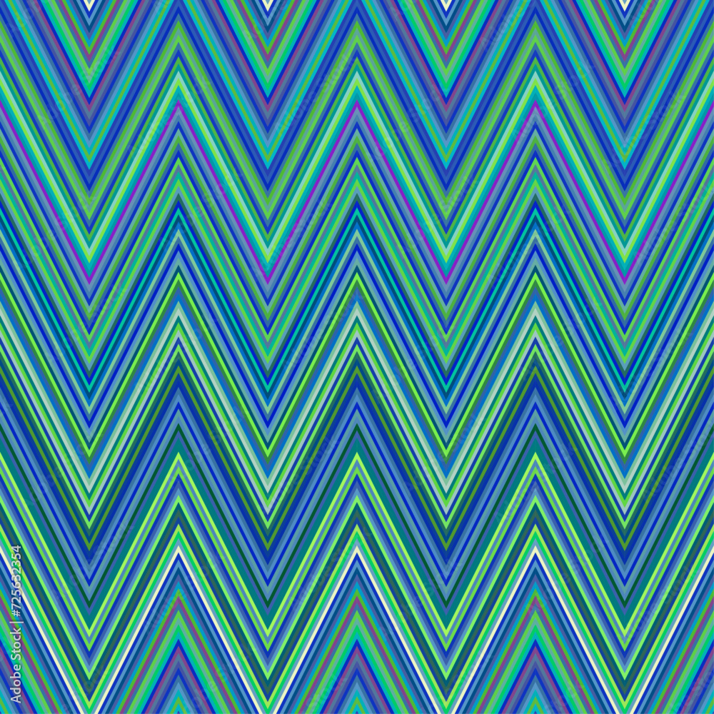 Poster Seamless vector chevron pattern. Abstract geometric background. Pattern of lines.