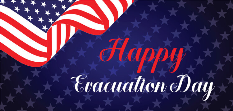 Happy Evacuation Day Text illustration Design