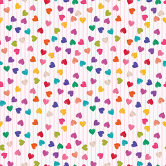 rainbow of love seamless pattern