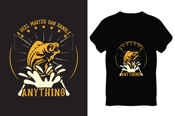 Fishing T-Shirt Design Vector