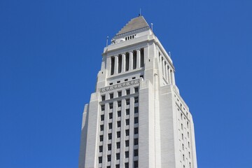 Los Angeles City Hall building. Los Angeles city, California.